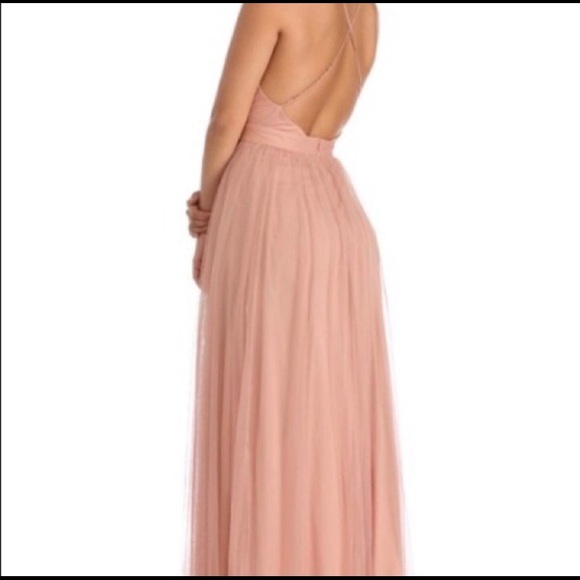 Windsor Tulle Dress Size Large Color Mauve - Picture 2 of 4